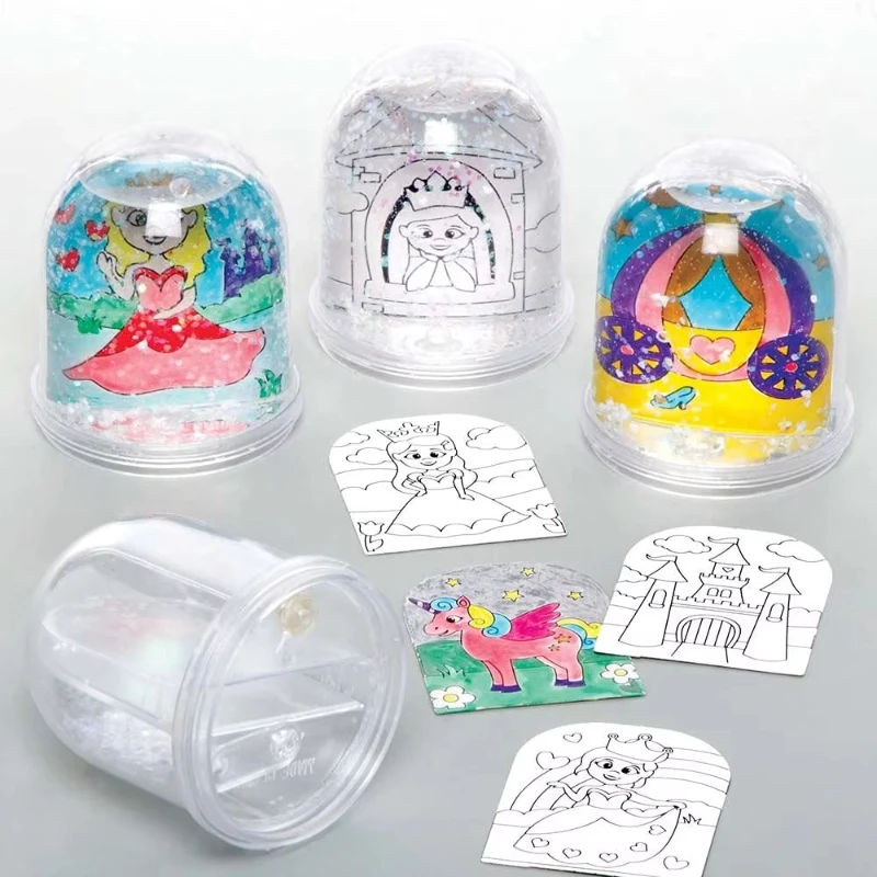 Créer vos propres boules à neige princesses | Kit créatif enfant