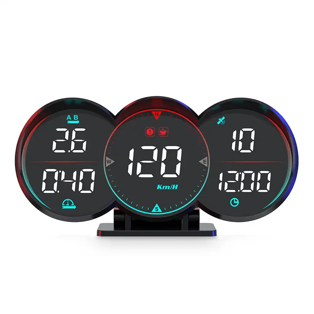  HUD GPS + Beidou Ĩ  ÷, LCD ӵ,   µ ˶,  跮,  , DC 12V
