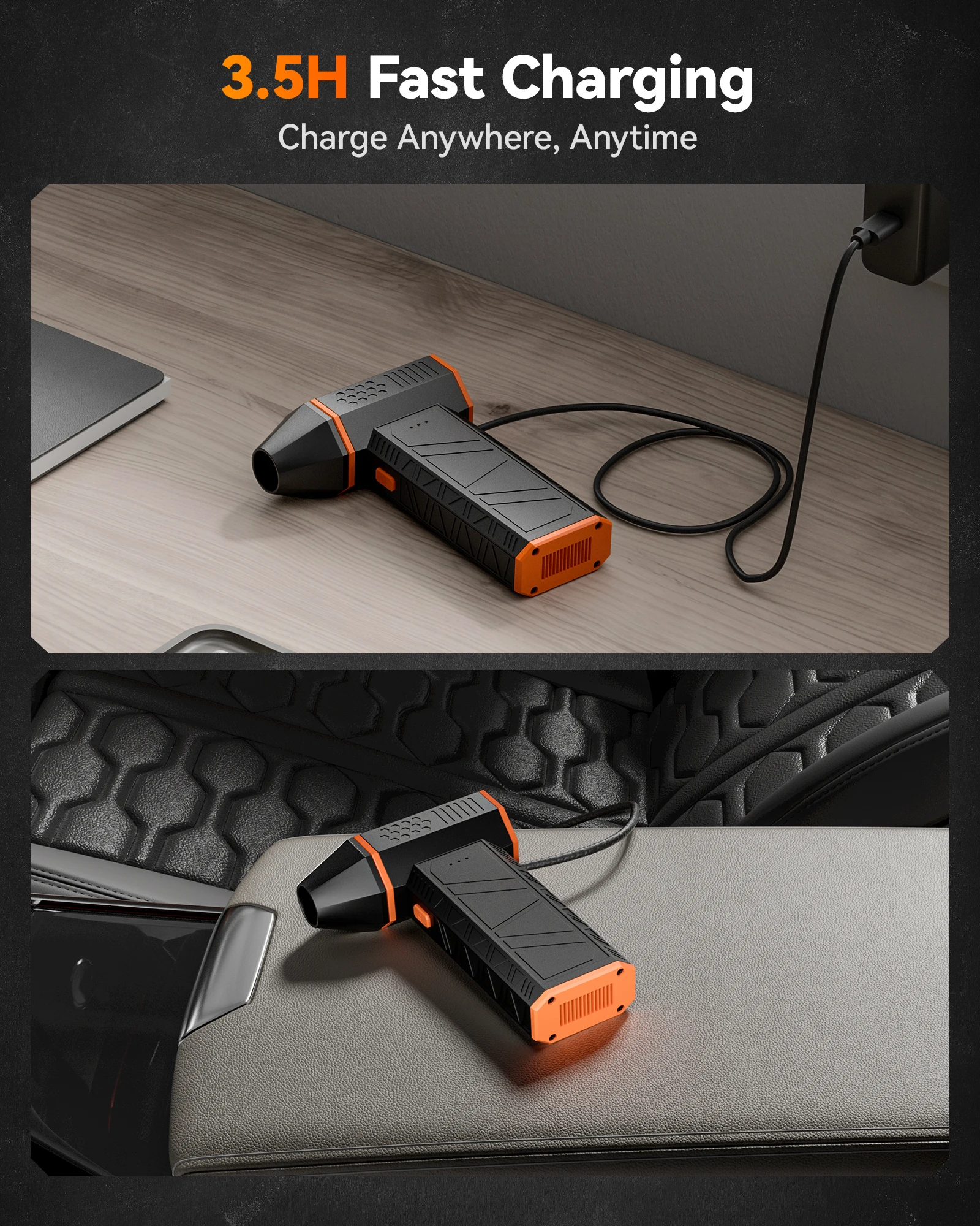 منفاخ هواء لاسلكي فاخر 110K دورة/دقيقة