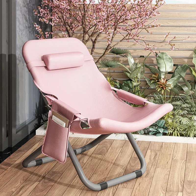 

Markdown Sale Lazy Person Lounge Chair Balcony Home Lounge Lunch Break Foldable Outdoor Camping Fishing Easy To Store Portable