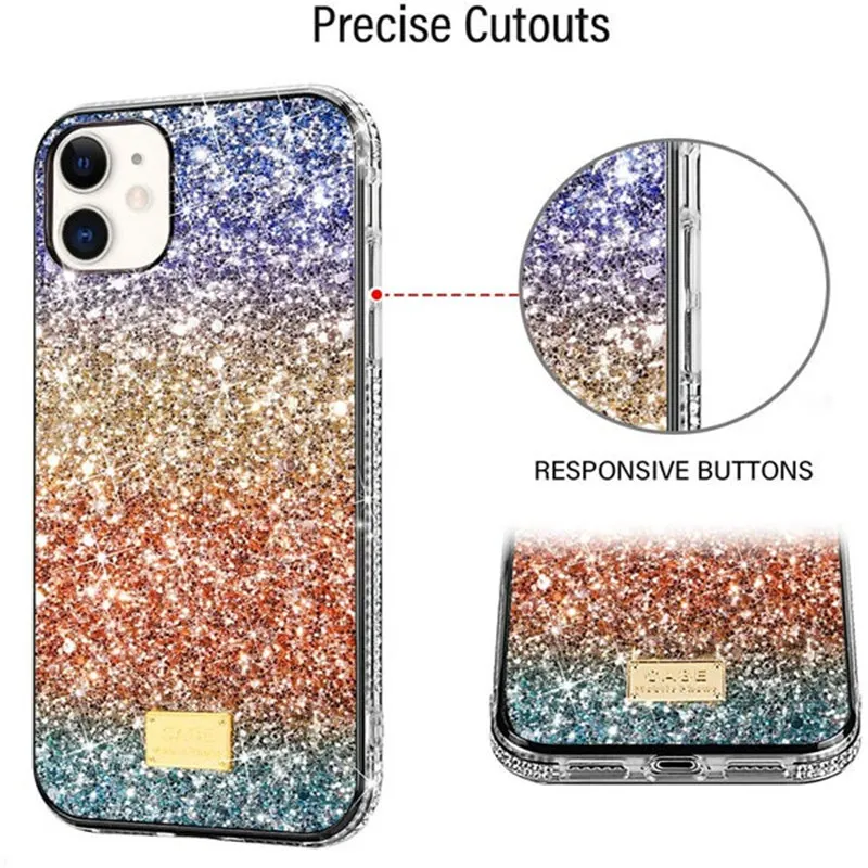 Luxury Shiny Bling Phone Case For Samsung Galaxy S21 S20 Ultra S22 Plus Note 20 10 Pro Glitter Star Rhinestone Diamond Etui Capa phone case