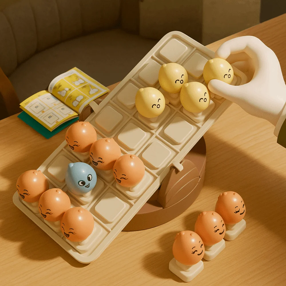 Egg Egg Balance Board Game Interactive Counting Tree Parent-child Interactive Tabletop Game Leisure Time Trend