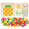 Montessori Cognition Puzzle Board Logical Training Matching Game Early Educational Toys Gifts For Children Kids Baby 4