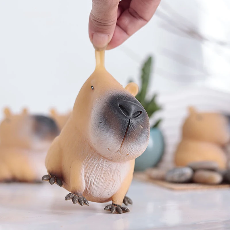 Cartoon Kawaii Capybara Pinch Toys Creative Funny Squeeze Relif Stress Doll Slow Rebound Super Soft Small Toy For Children Gift 4