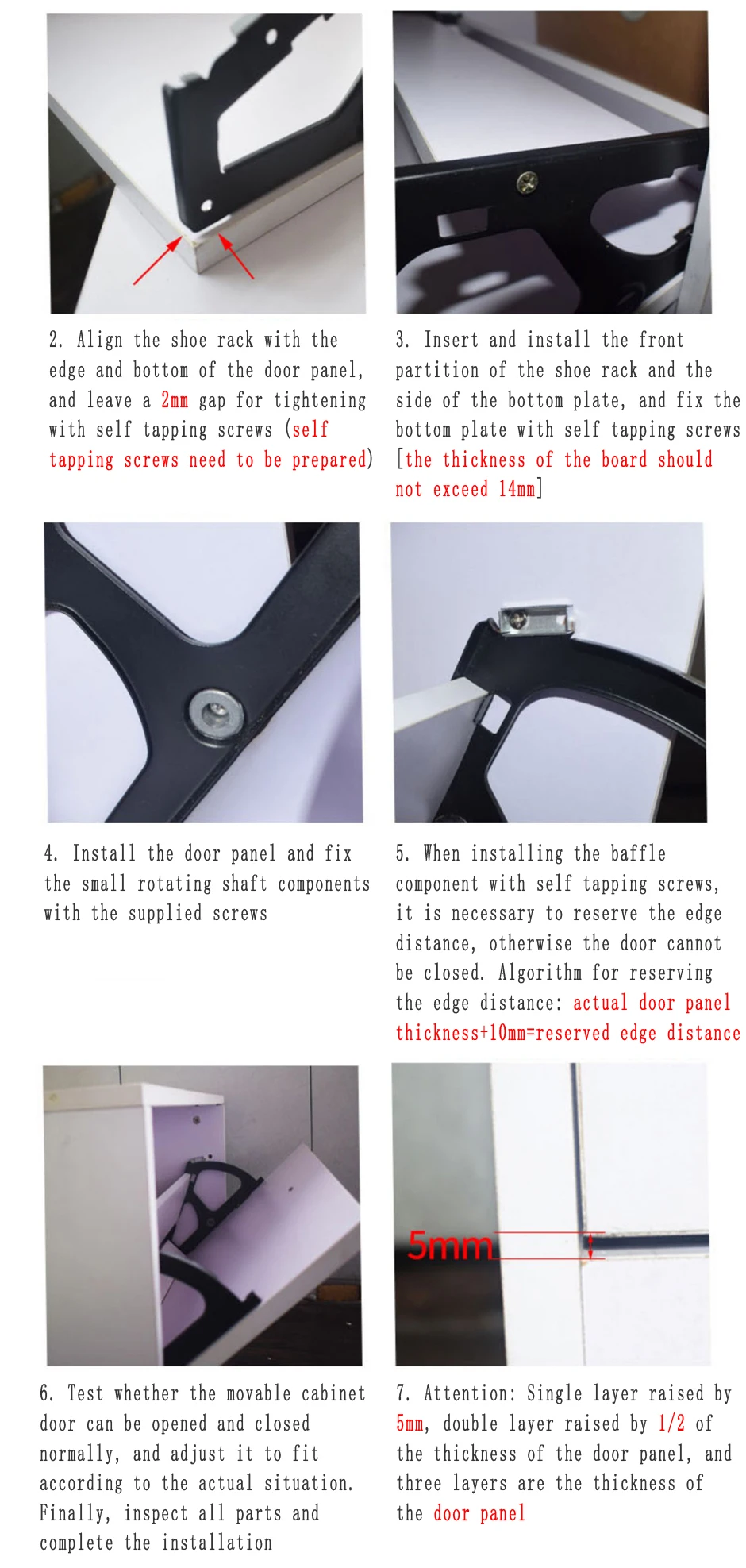gaveta escondida, móveis acessórios de dobradiça, Flip Plate Frame, 2pcs