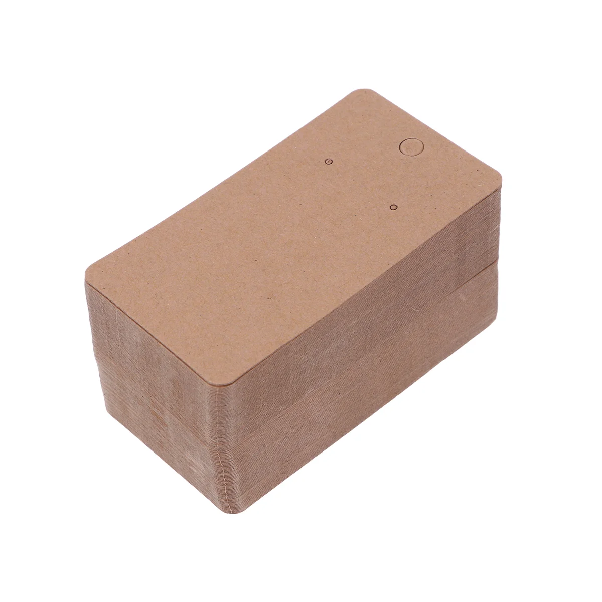 

100pcs Kraft Paper Earring Display Cards Ear Studs Tags Earring Holder DIY Jewelry Supplies for Ear Studs Earrings Earhook (