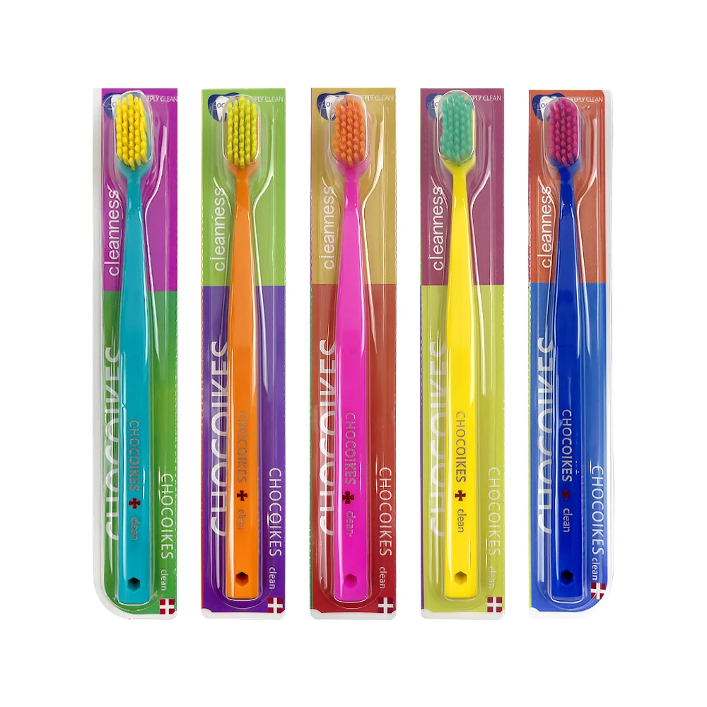 5pcs 성인 칫솔 세트 따뜻한 구강 청소 및 잇몸 청소를위한 여성 수동 칫솔이있는 울트라 소프트 울트라 파인 남성