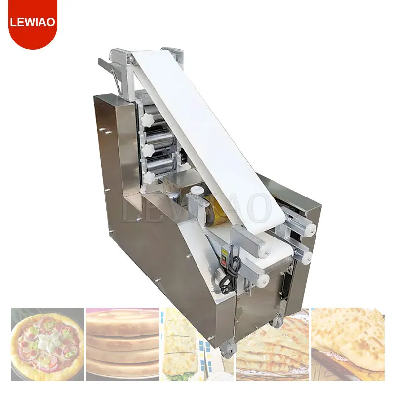 

Crepe Pancake Tortilla Roti Press Machine Round Square Pizza Dough Making Machine