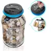 Plastic Money Box Capacity Coin Container Lcd Digital Counter Money Box with Lock 2.5l Capacity Plastic Piggy Bank for Safe 3