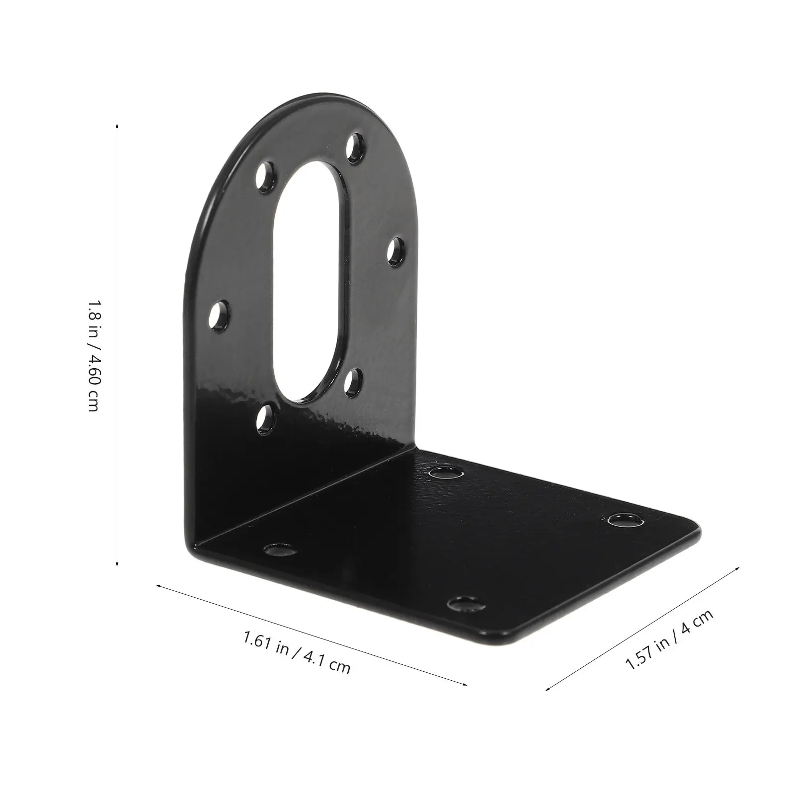 6Pcs Dc 기어 모터 장착 브래킷 37Mm 녹 방지 페인트 모터 홀더 베이스 로봇 자동차 사용을 위한 L자형 고정 시트
