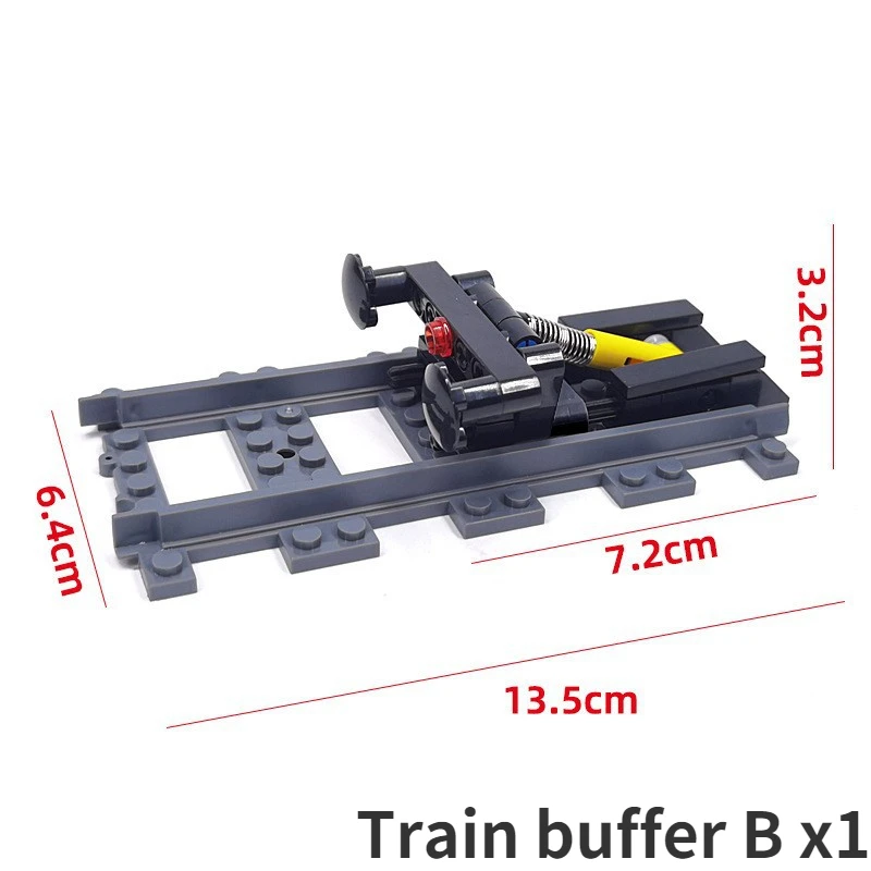 wooden block puzzle City Compatible Small Train Flexible Track Bifurcation Track Switch Building Blocks High-tech Creative Toys Children's Gifts wooden stacking blocks Blocks