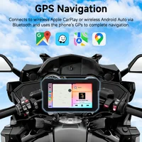 JIUYIN 5 Inch Portable Motorbike Wireless CarPlay Android Auto for Motocycle Smart Player GPS Navigation IP68 Waterproof BT 5.0 - Image 4