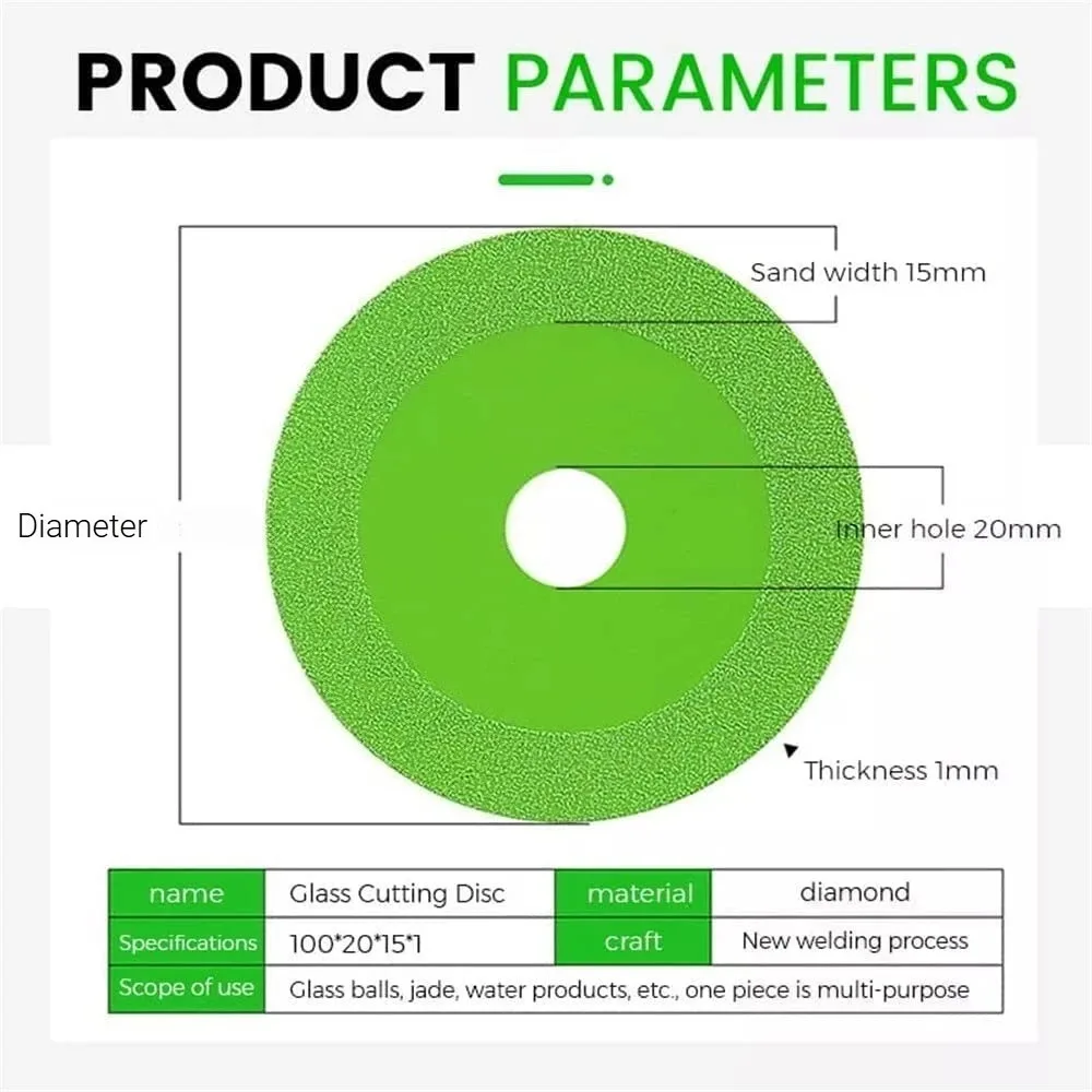 Diamond Glass Cutting Disc for Precision Cutting and Grinding
