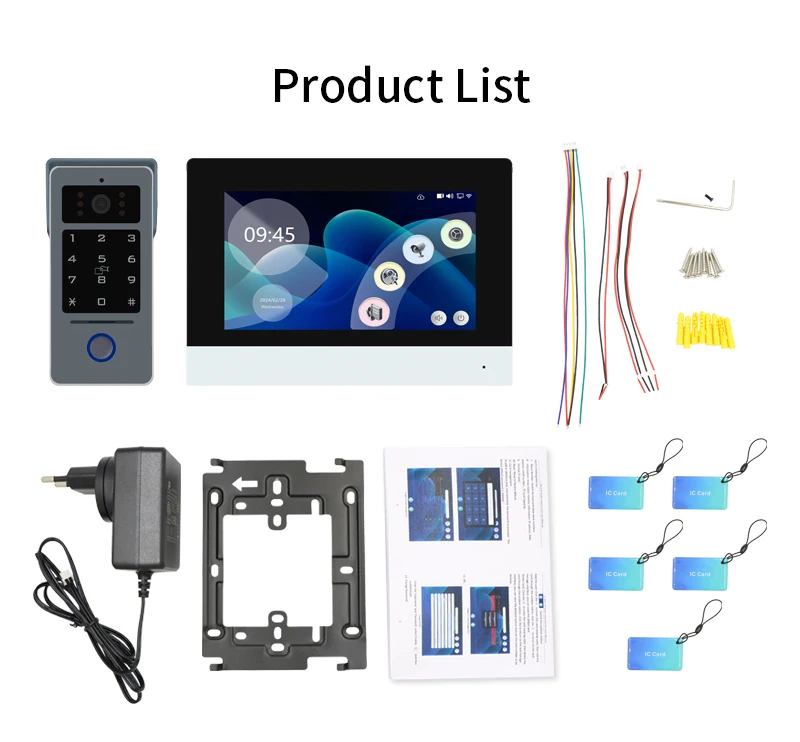 Mounting view of outdoor camera unit