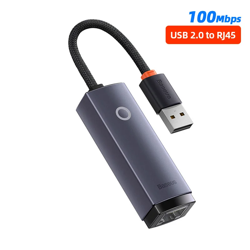 wireless network adapter Baseus USB Ethernet 1000Mbps USB 3.0 Loại C RJ45 USB Lan Card Mạng Gigabit Cho Laptop macbook Hộp Mi S Công Tắc wifi adapter for desktop Network Cards