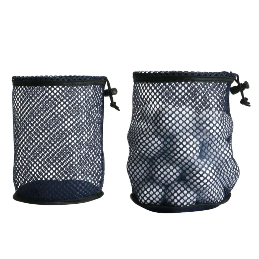 Durable 12/25/50 Golf Drawstring Pouch Mesh Nylon Golf Mesh Net Bag 3 Colors Large Capacity Golf Training