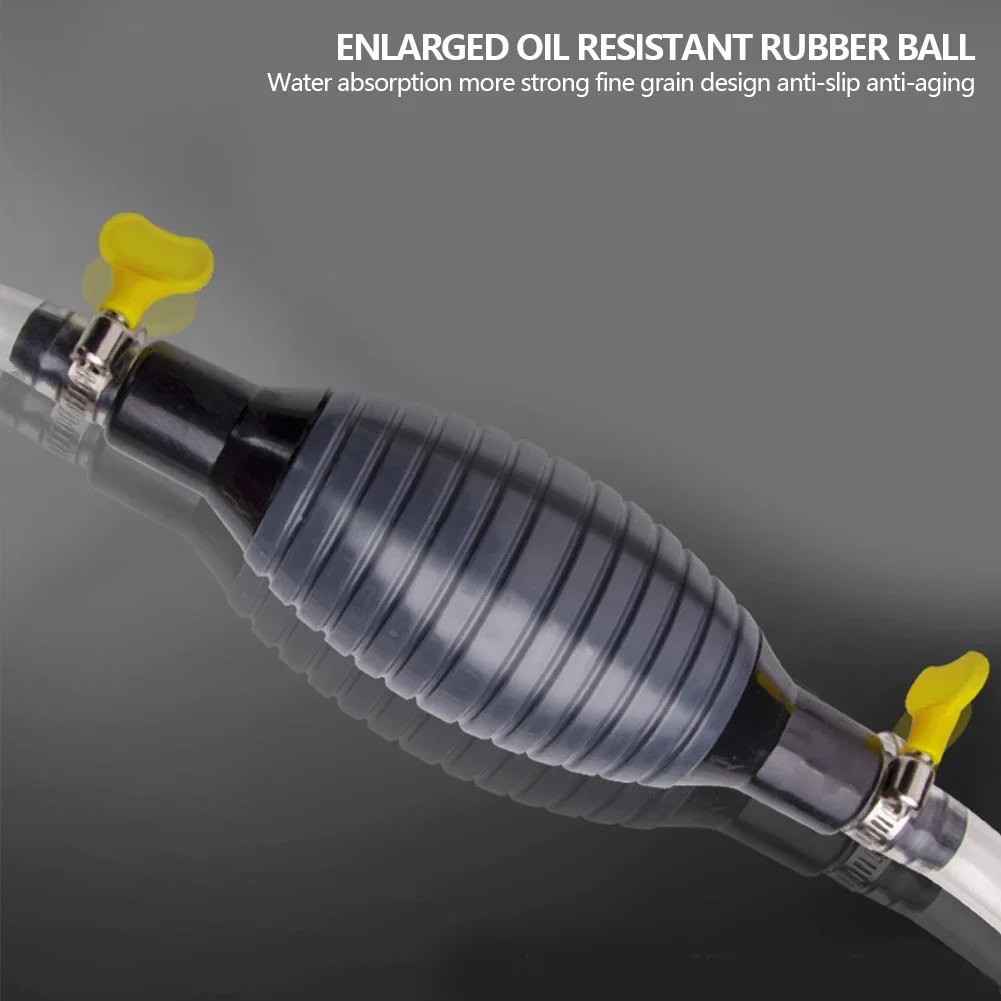 Universal Hand Gas Oil Pump Car Fuel Pump Manual Suction Pipe Pumping for Boat Liquid Petrol Tuning Fuel Gasoline Diesel