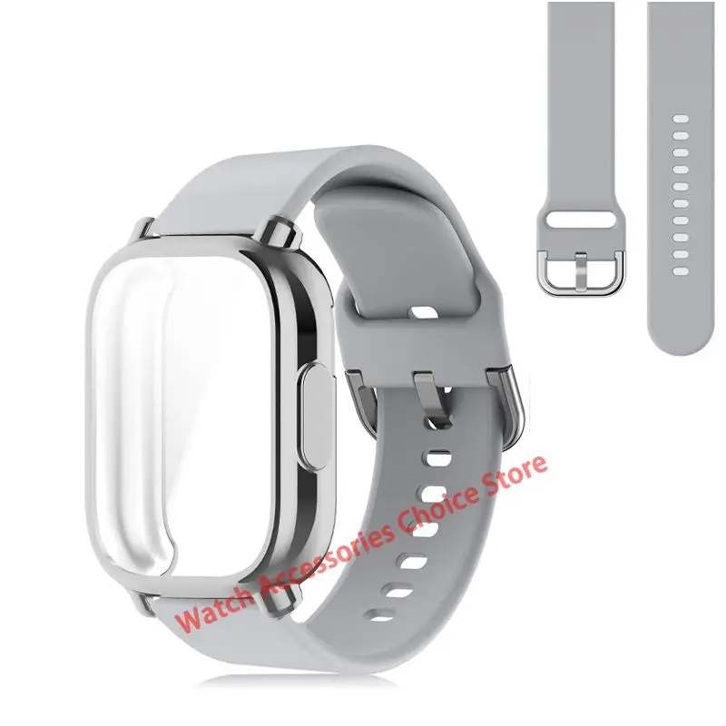 Protective TPU Shell with Breathable Silicone Strap