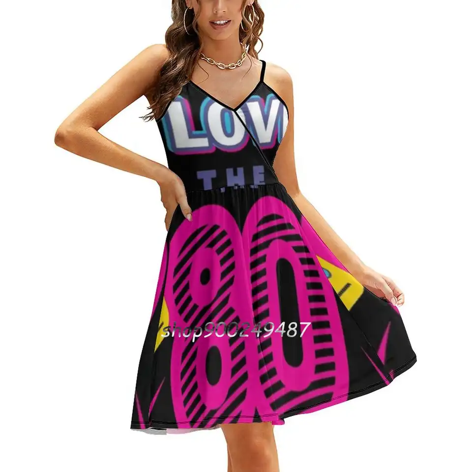 I Love The 80S Retro Style Sweetheart Knot Flared Dress Fashion Design Large Size Loose Dress I Love 80S 80S Rocks Retro 80S - AliExpress 200000345 I Love The 80S Retro Style Sweetheart Knot Flared Dress Fashion Design Large Size Loose Dress I Love 80S 80S Rocks Retro 80S - AliExpress 200000345