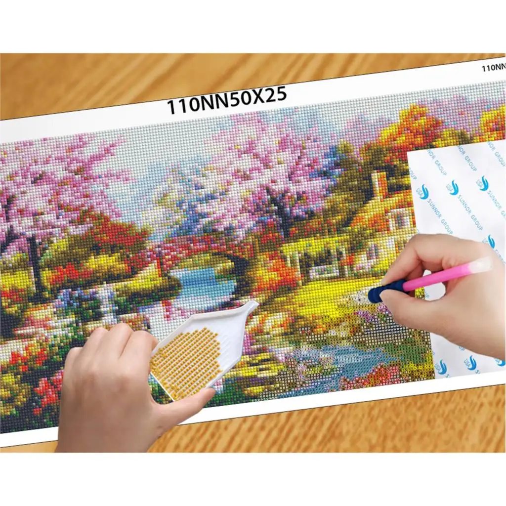 5D DIY Diamond Painting diamond painting Full Square/Round Landscape Mosaic Diamond Embroidery Decor Home Picture Of Rhinestone