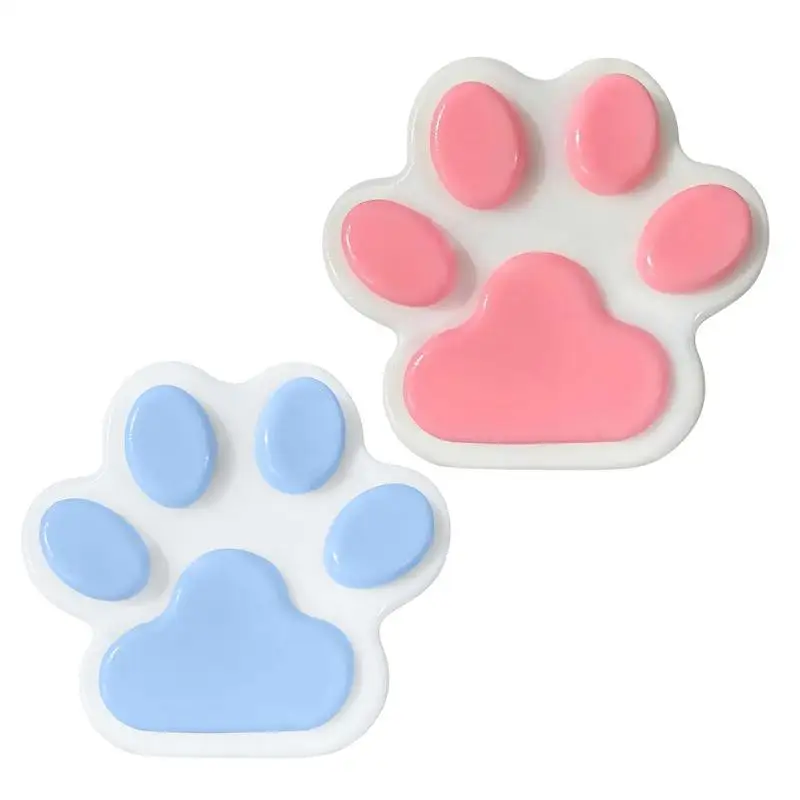 Cat Paw Squishys Fidget Toy Cute Plush Cat Paw Silicone Slow Rebound Pinch Decompressions Toy Stress Release Vent Toy 4