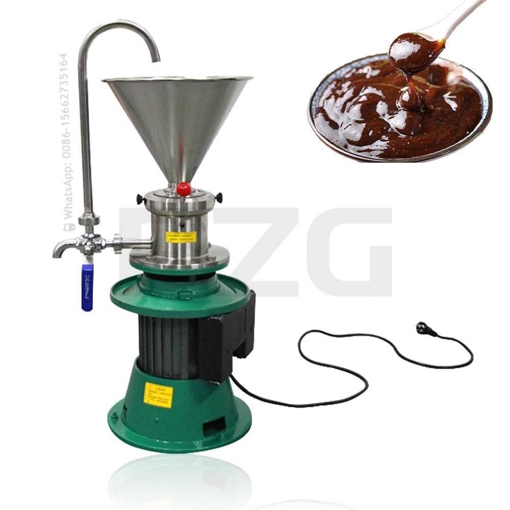 

Factory Price Stainless Steel Tomato Chili Sauce Fruit Jam Milling Sesame Tahini Grinding Machine Peanut Butter Colloid Mill