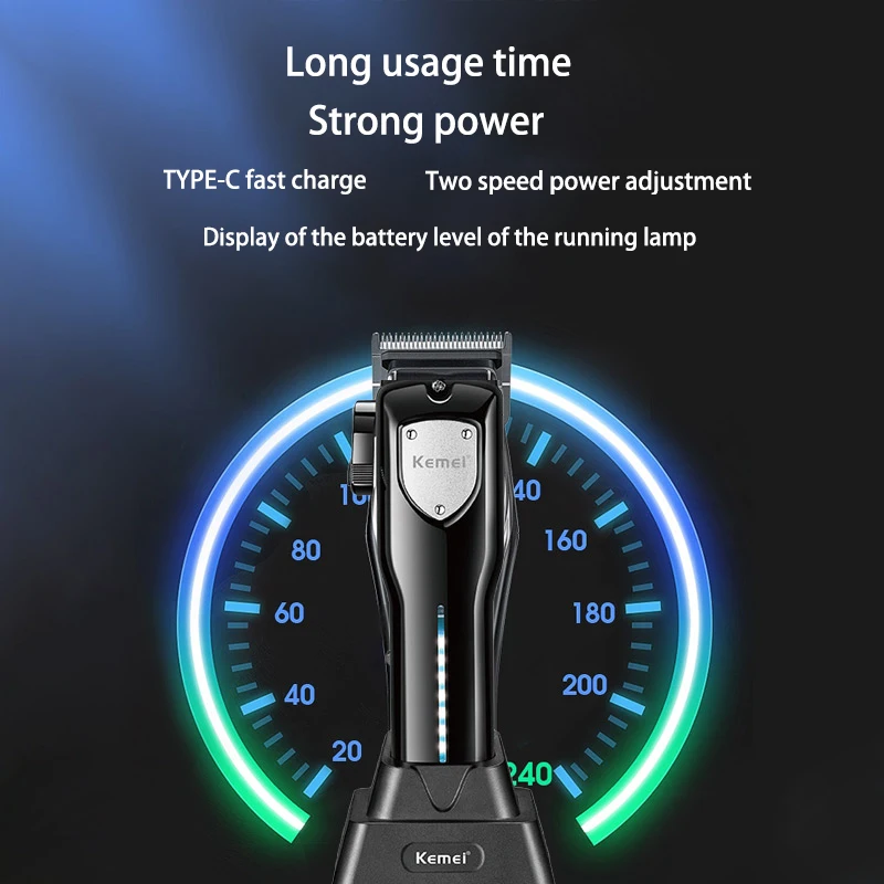 Kemei KM-2299 KM-2026 KM-5083 Professional Hair Clipper Kit Electric Shaver Male Hair Cutting Machine Men’s Trimmer Machine 3