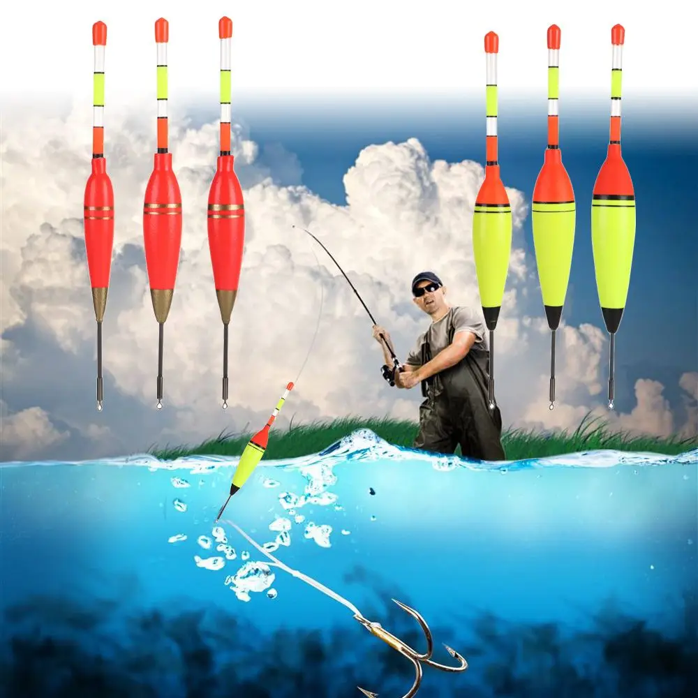 Fishing Tackle Fishing Float Fishing Floats Fishing Bobber Long Vertical Night Lighting Fishing Floats Bobber EVA Luminous Fishing Float 6g/8g/10g/15g/20g/30g