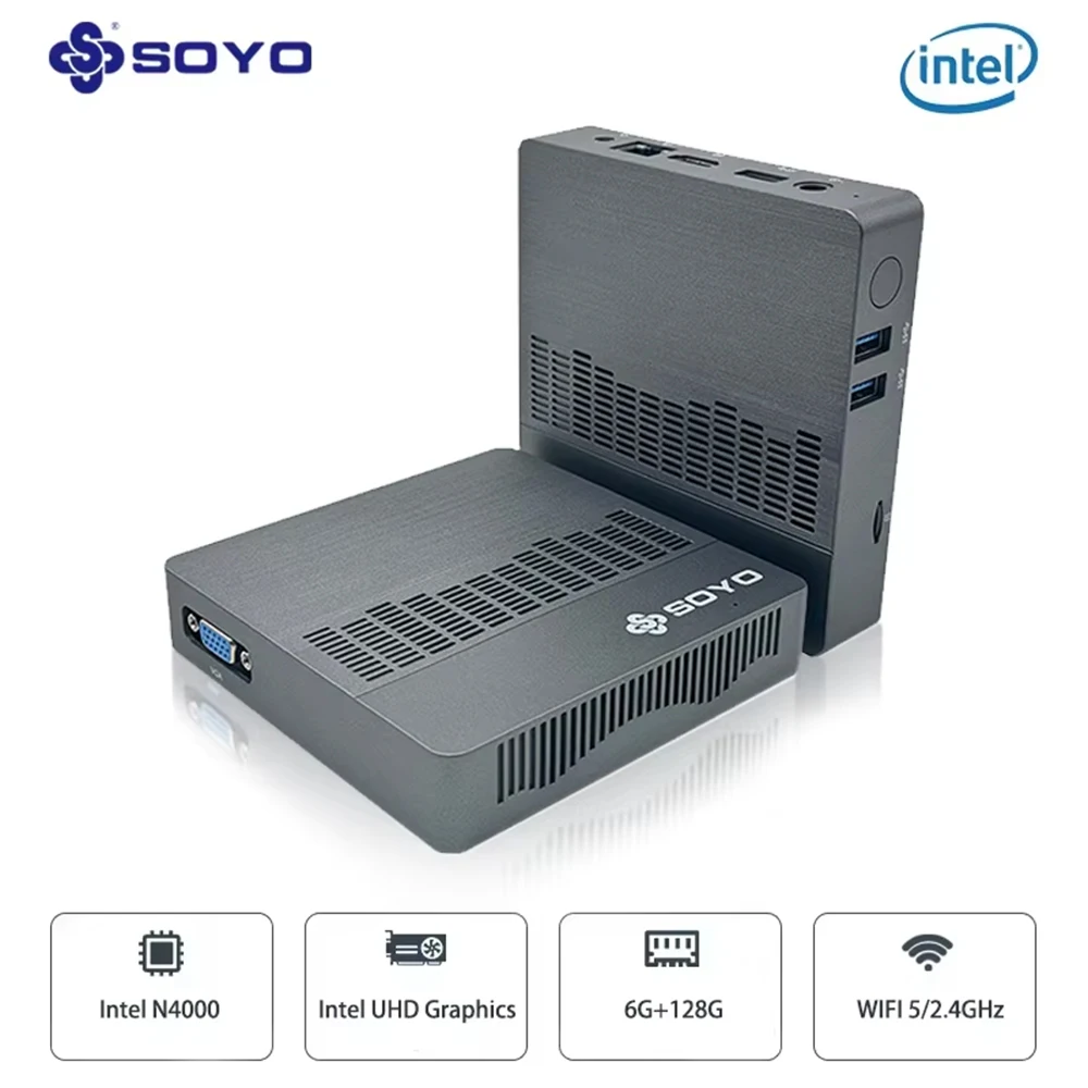 SOYO M4 Plus Mini PC Intel Twin-Lake N150 CPU Windows 11