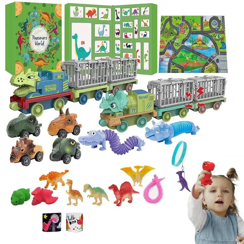 

Countdown Calendar Dinosaur Toys Dinosaur Advent Christmas Countdown Toys Dinosaur Surprise Gifts Box For Kids Children Age 3