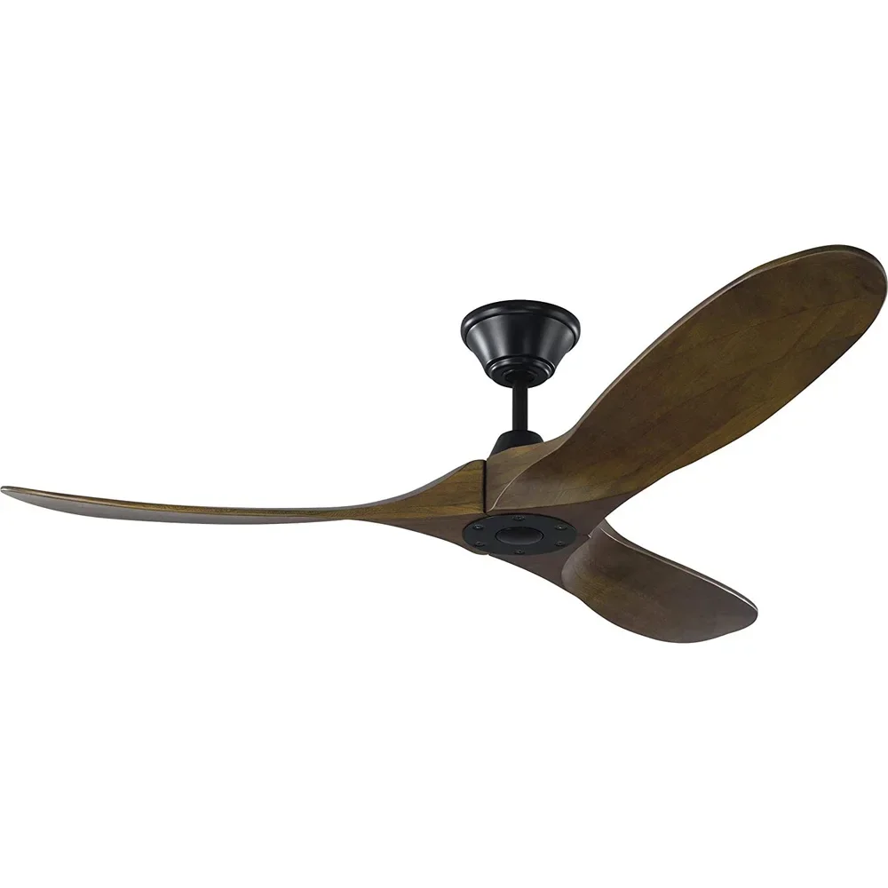 42" 52" 60" Outdoor/Indoor Ceiling Fan with Remote Control Energy DC Motor 3 Solid Wood Blades