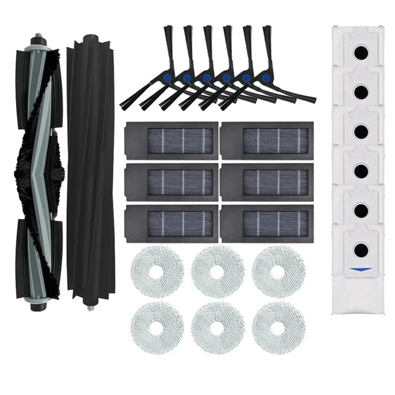 Rullo Spazzola Laterale Mop Filtro Hepa Sacchetto Antipolvere Per Ecovacs Deebot X2 Omni / X2 / X2 Pro / X2 Pro Plus Sostituzione