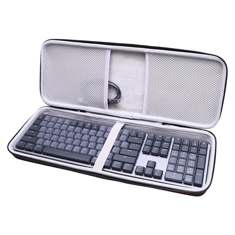 Ltgem Eva Case Duro para Logitech mx Desempenho sem Fio Mecânico Teclado Viagem Bolsa de Armazenamento Transporte