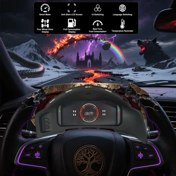 Grupo Digital de coche Android para Toyota 86 Subaru BRZ 2013-2019 Panel de instrumentos velocímetro tablero odómetro cabina de pilotaje VIrtrual 1