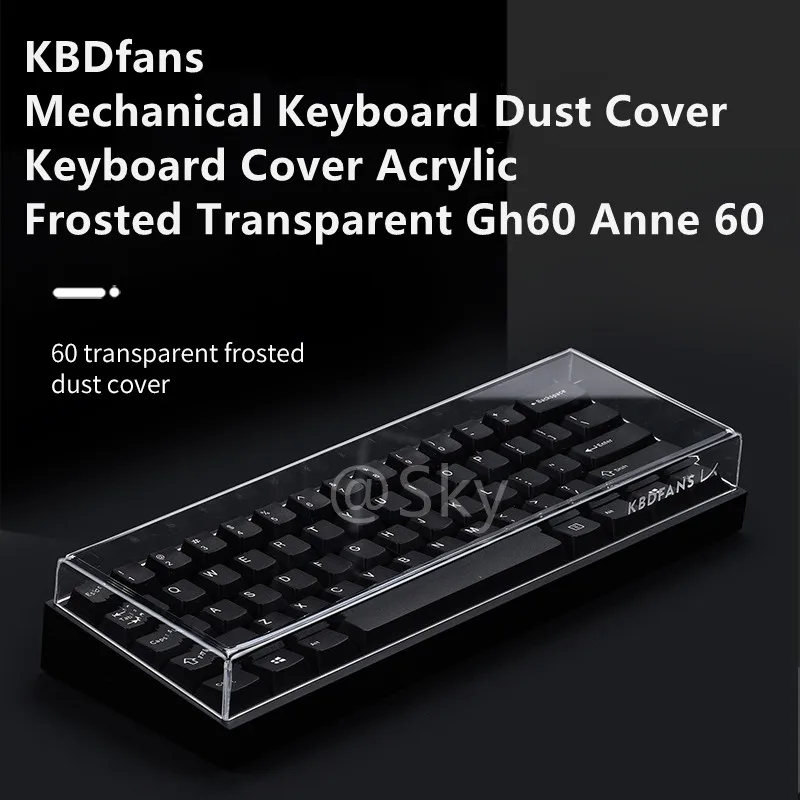 Kbd Acrylic Frosted Mechanical Keyboard Dust Cover Air Cover Compatible