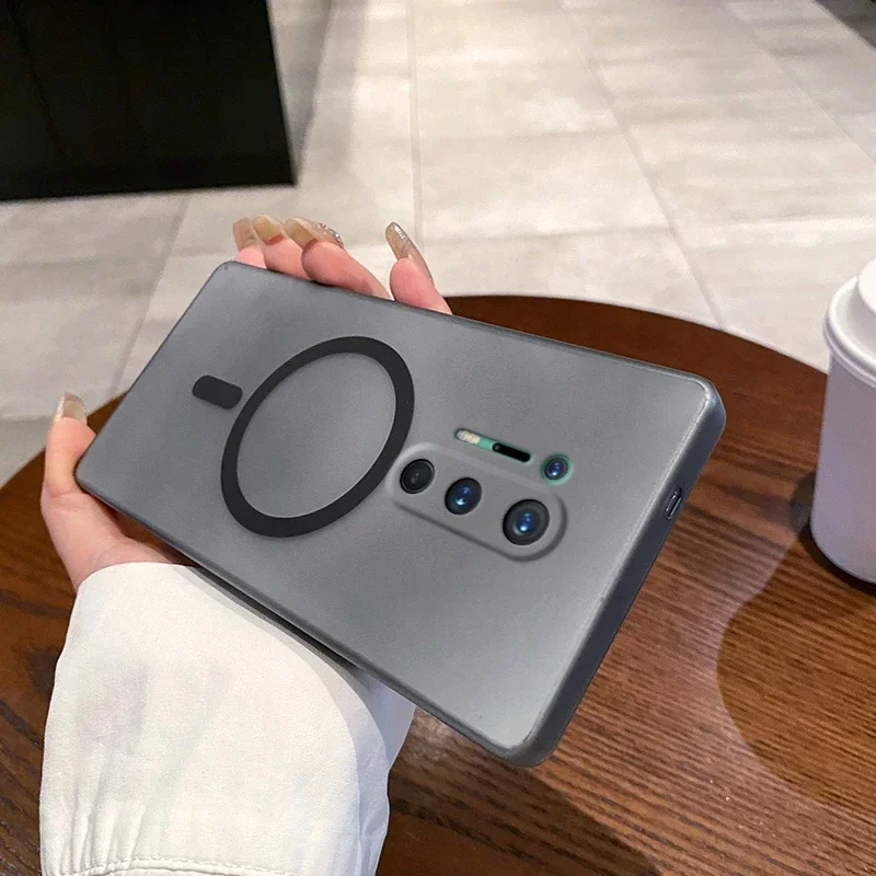 MagSafe-Enabled Matte Luxury Phone Case with Magnetic Wireless Charging Compatibility