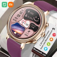 XIAOMI Mijia-reloj inteligente deportivo para mujer, accesorio de lujo con Bluetooth, conexión de llamadas, Monitor de ritmo cardíaco y salud
