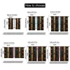 2pcs, 2D flat Window Curtains Ethnic Tribes Arrow Versatile Polyester,Without Electricity Family Party Decoration for Home Use 4