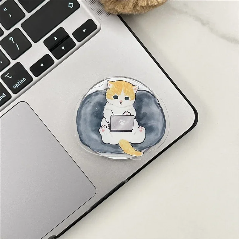 Cute Cat Magnetic Phone Grip Stand For Iphone Magsafe Compatible_voghion.com