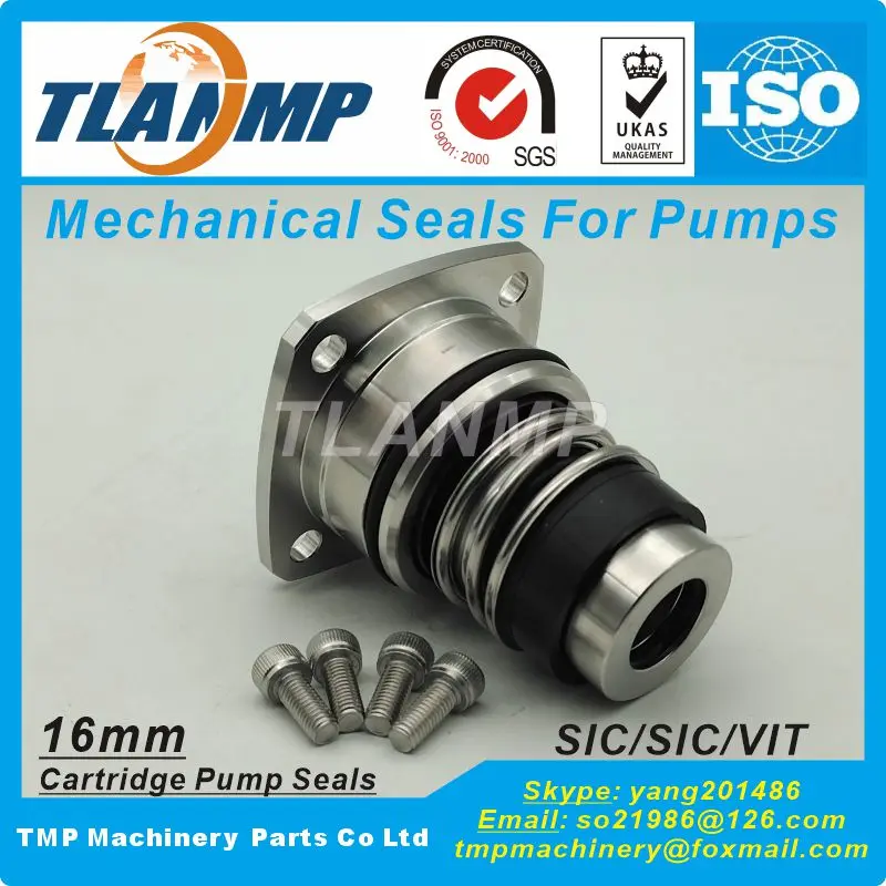 S2-16 , UNI-20 Cartridge Mechanical Seals (PN:371416192) Used For EBA-RA EVMS 10/15/20 Pumps water pump seal kit