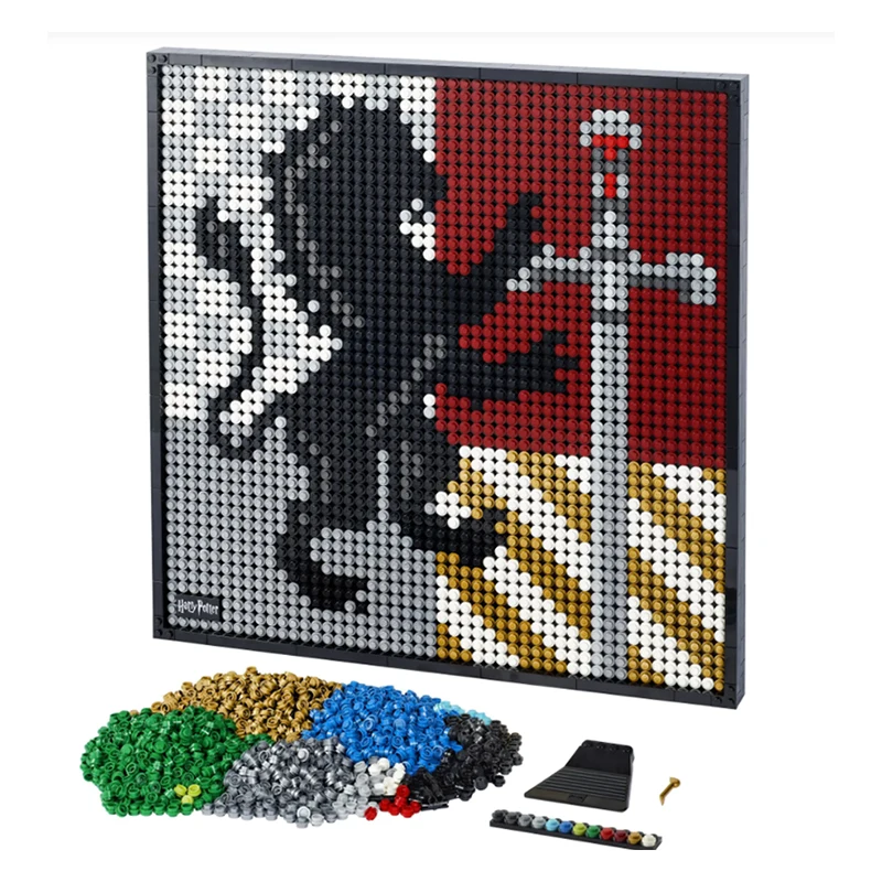 Classic Pixel Art Painting Building Blocks Sets Mosaic DIY Bricks Sets  Movie Toys Christmas Gifts for Adults Boys Kids City