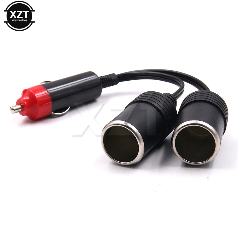 2 가지 방법 12V-24V 10A 듀얼 포트 자동차 시가 라이터 전원 충전기 어댑터 소켓 분배기 여성 소켓 커넥터 어댑터