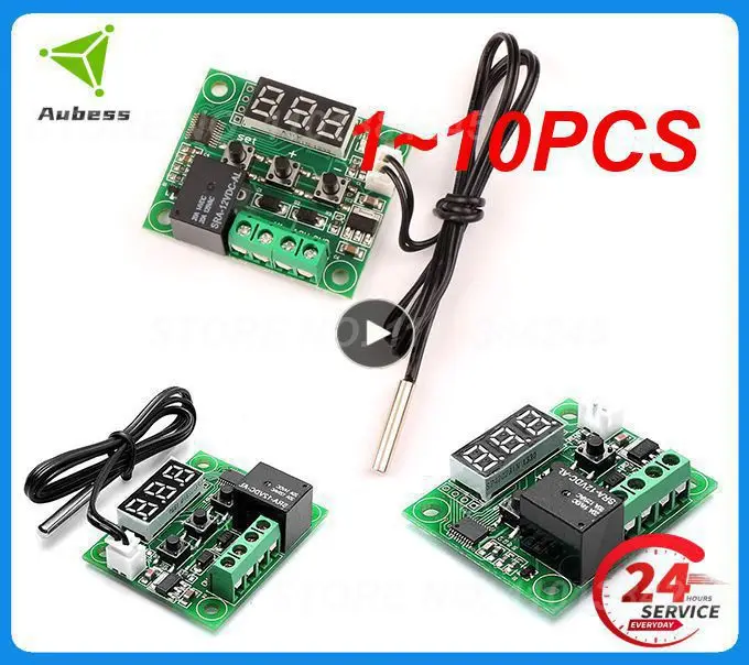 Termostato Digitale W1209 DC 12V - Controller Temperatura -50~110°C Con Sonda E Custodia