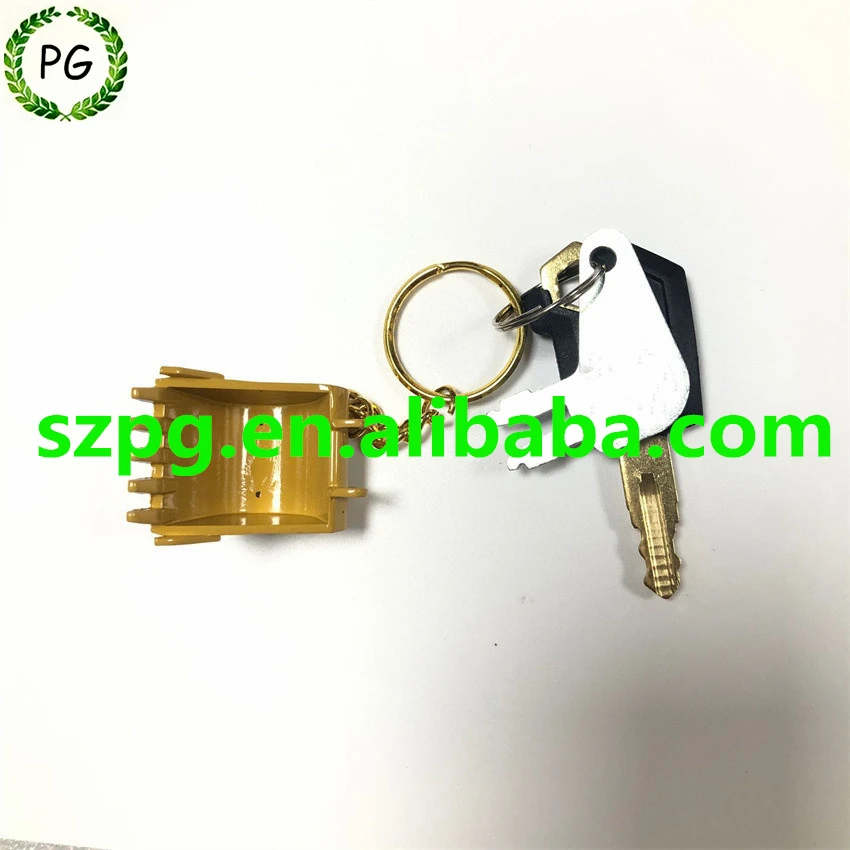 8h5306 5p8500 Ignition Key With Bucket Key Chain For Caterpillar