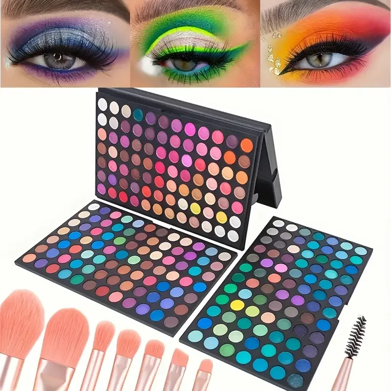 252 Colors EyeShadow Palette Makeup Matte,Shimmer and Metallic Shades Ideal for  All-in-One Eyeshadow Set for versatile Looks 2