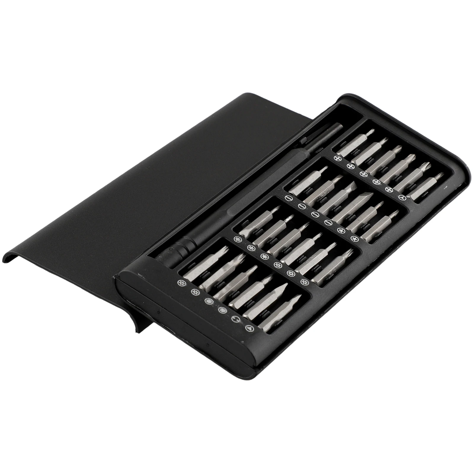 

Brand New Home Screwdriver Set Hand Operated Tools Plastic Steel Synthetic Plastic 25 In 1 Screwdriver Set Black