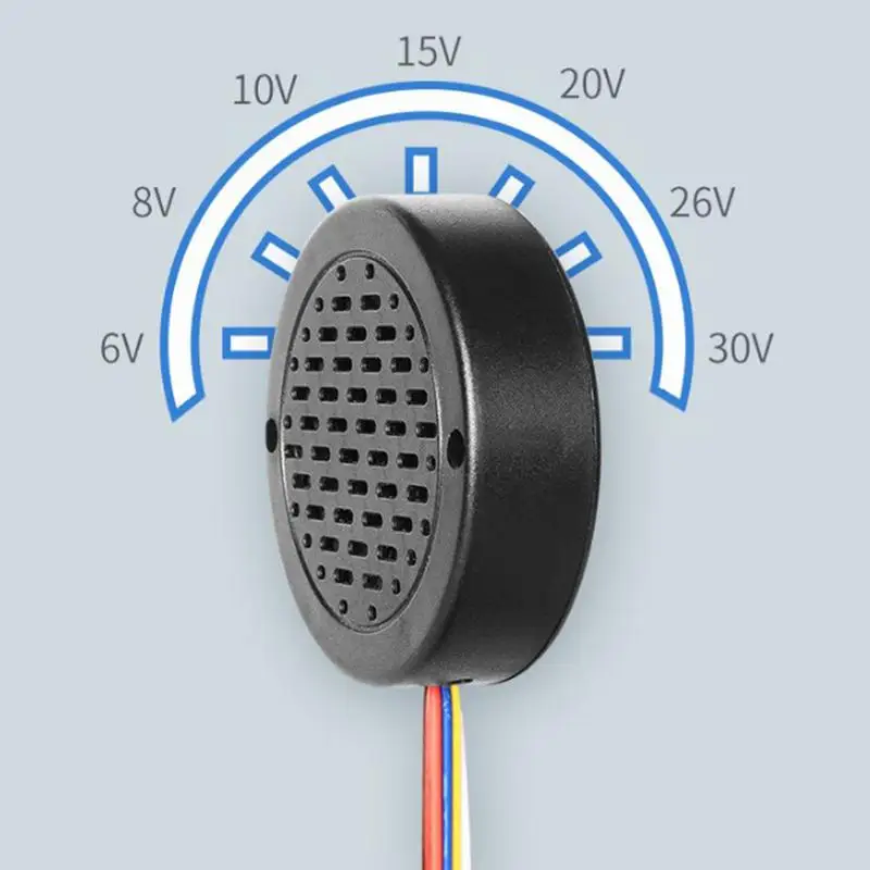 자동차 시동 음성 DIY 조정 가능한 음성 승객 알림, 12V-24V, 4 채널 12-24V 조정 가능한 음성 스피커 알람, 역방향 경적