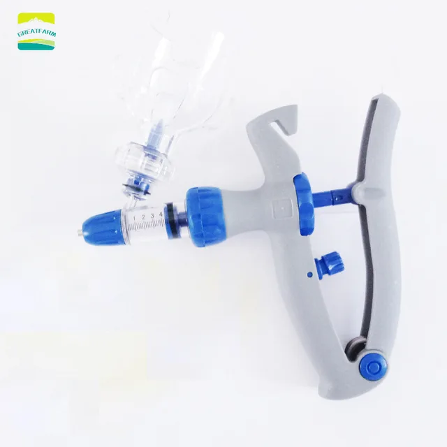 Állati Folyamatos Fecskendő 1-5 Ml Állítható Vakcina Csirke, Sertés, Tehén, Juh, Kutya, Kacsa, Nyúl, Liba, Háziállat - Image 5