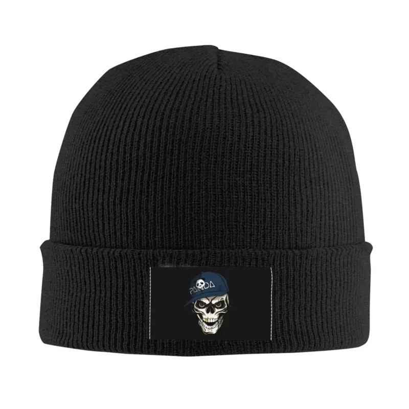 

Panda Skeleton Skull Bonnet Hat Knitting Hats Men Women Fashion Unisex Heavy Metal Winter Warm Beanies Cap