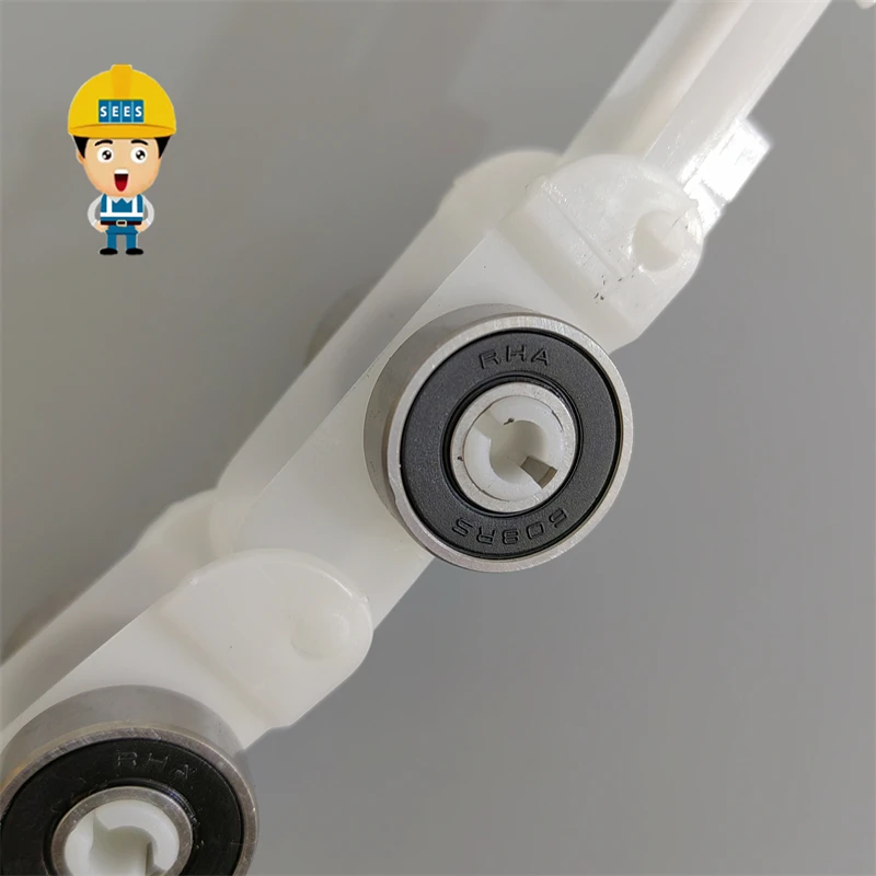 SEES 22 Pairs Rollers Escalators Reverse Chain Replacement for KONE ESCALATOR Parts Newel Chain
